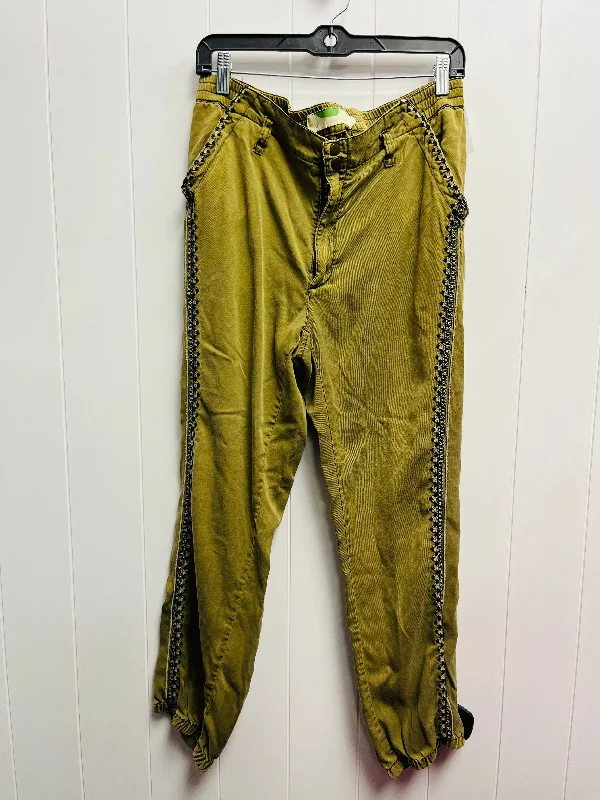 Insulated snow pants for winter outdoor fun -Pants Joggers By Anthropologie In Green, Size: M