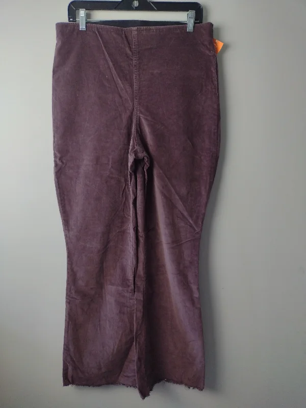 Vintage high-waisted pants for nostalgic wardrobe charm -Pants Corduroy By Knox Rose  Size: 14