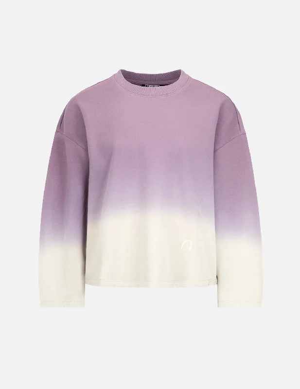 Triple Blouses for Complex -Dip-dyed Oversize Sweatshirt