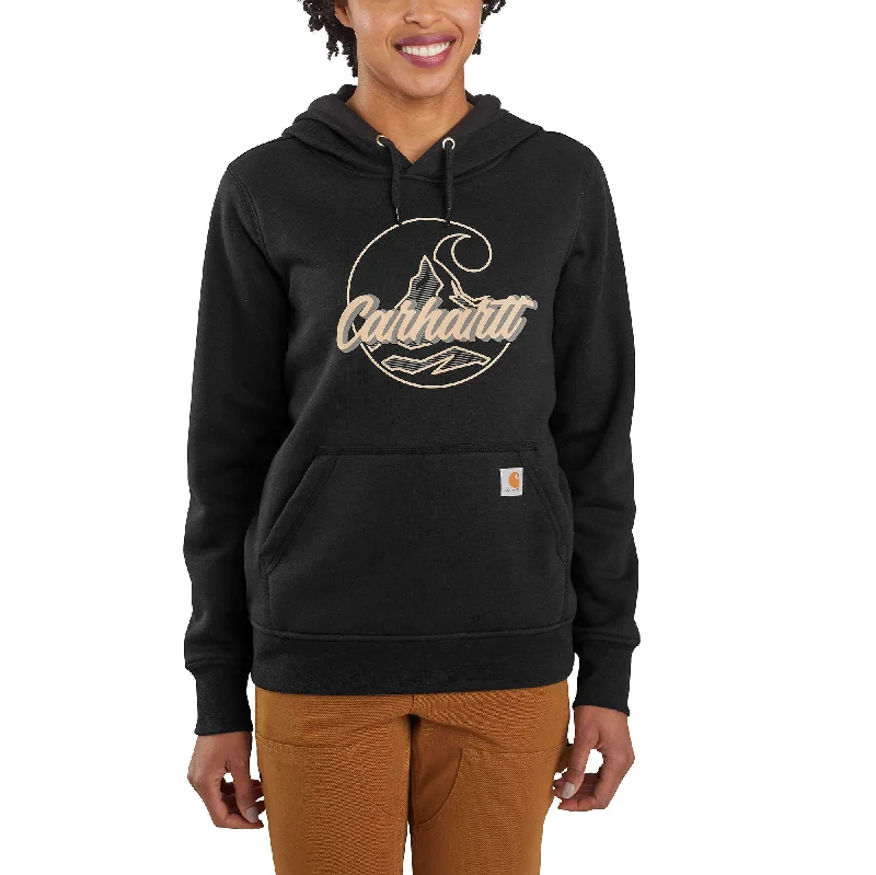 Double Blouses for Layered -Relaxed Fit Midweight C Logo Graphic Sweatshirt