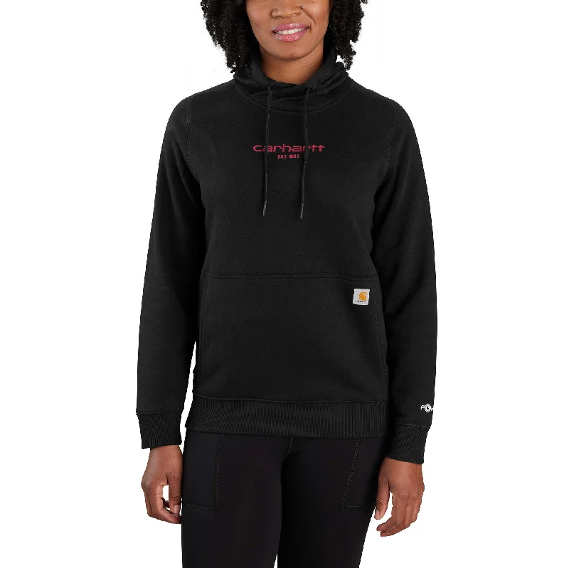 Maximalist Blouses for Bling -Force Relaxed Fit Lightweight Graphic Hooded Sweatshirt