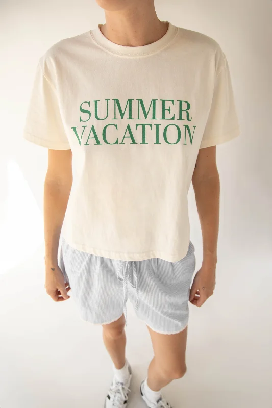 Lightweight Blouses for Easy -SUMMER VACATION GRAPHIC T-SHIRT