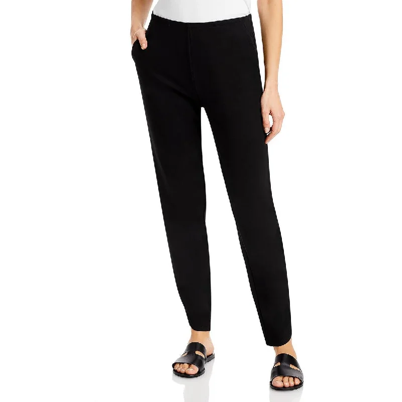 Tight trousers for men with zip fly and flat-front design for a polished look -&BASICS Womens Tulip Hem Pocket Skinny Pants