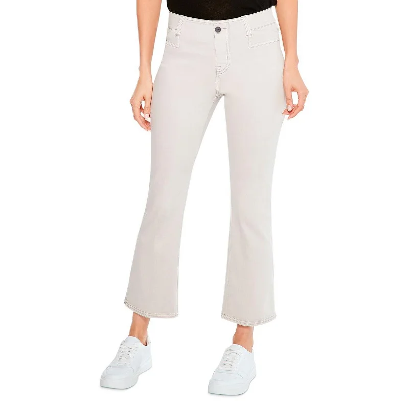 Tight trousers for women with cropped style and chic, modern finish -Nic + Zoe Womens Demi High Rise Ankle Bootcut Pants