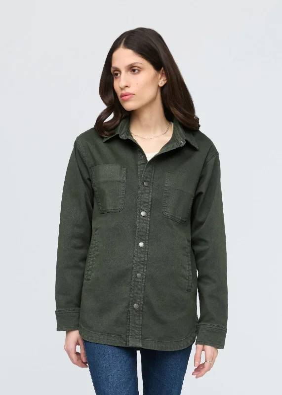 Sleeveless Blouses for Coolness -LuxTwill Overshirt -  Peat