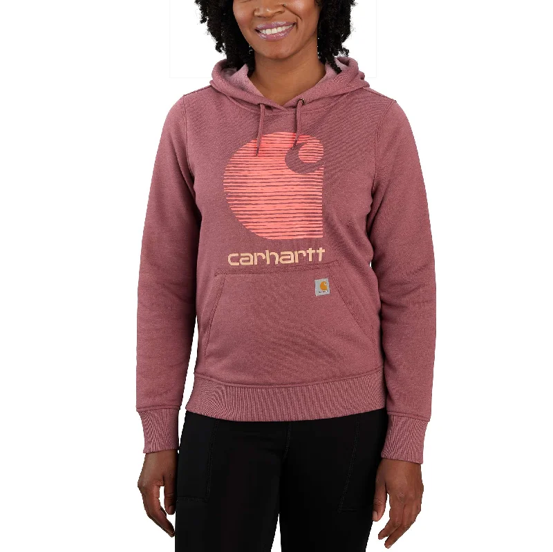 Retro Blouses for Throwback -Rain Defender Relaxed Fit Midweight \"C\" Logo Graphic Sweatshirt