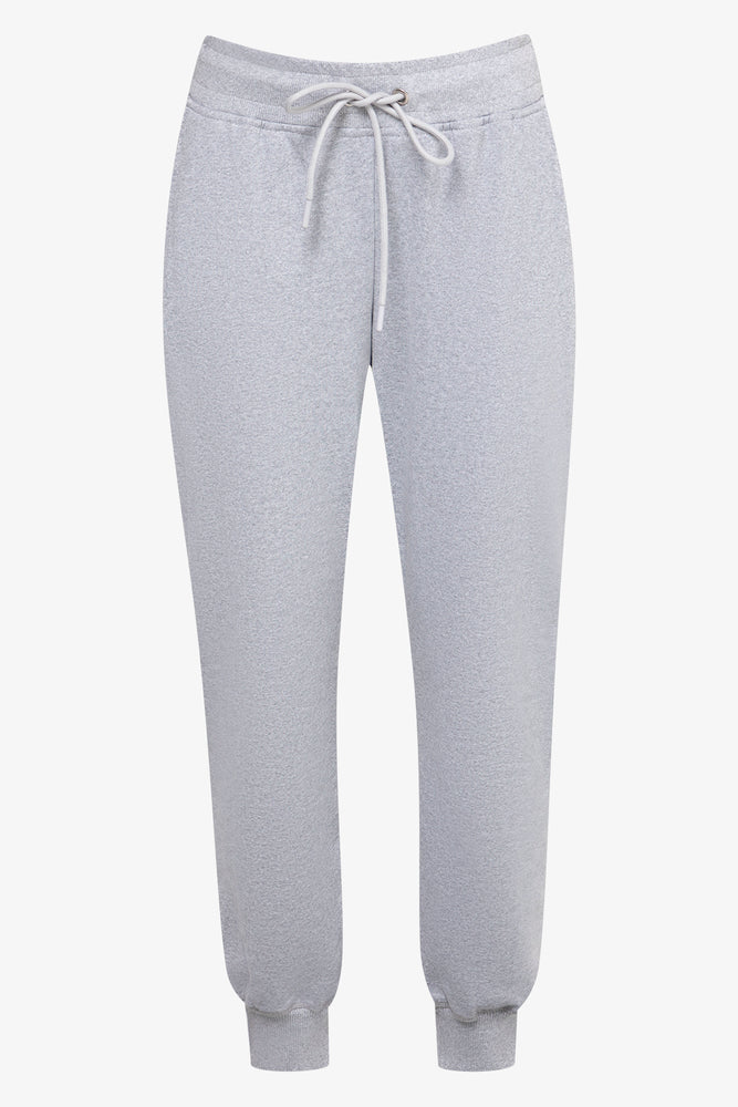 Tight trousers for women with pockets and slim silhouette for practical fashion -Trackpants Grey