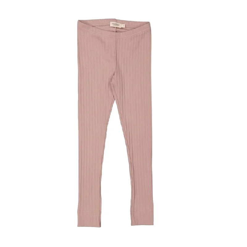 Vintage-inspired tight trousers for women with buttoned waist and retro charm -MarMar Light Plum Legging