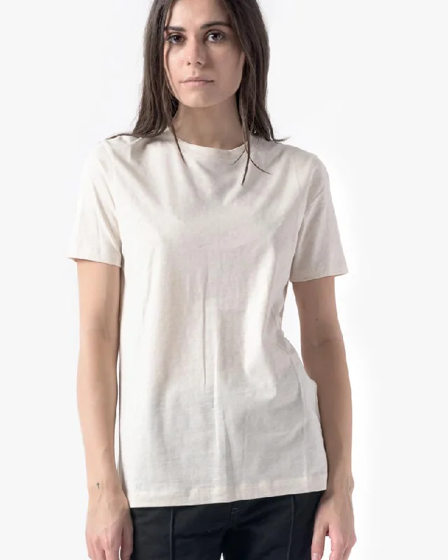 Linen Blouses for Breathable -Taline PC T-Shirt in Beige Melange