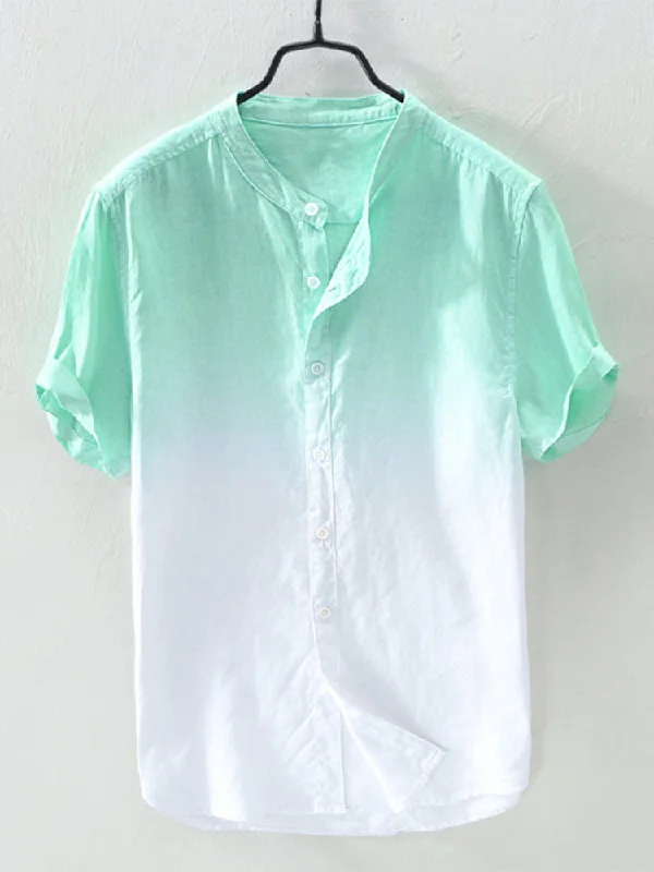 Silk Blouses for Elegant Look -Summer Breeze Men's Cotton Beach Shirt